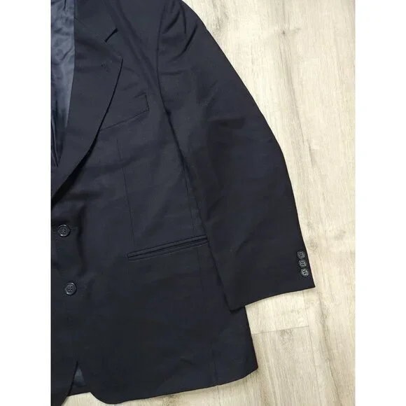 Vintage Burberrys Blazer 100% Wool Sport Coat Mens 52S - Picture 5 of 14